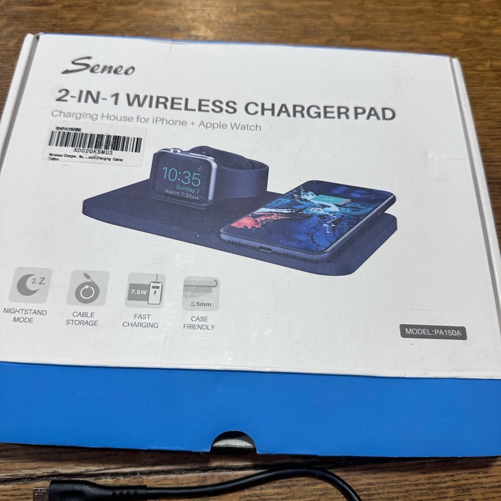 Seneo‎ 2-in-1 Wireless Charger Pad new in box